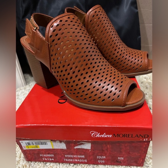 Chelsea Moreland Shoes - Chelsea Moreland Maddie cage heels
NEW IN ORIGINAL BOX